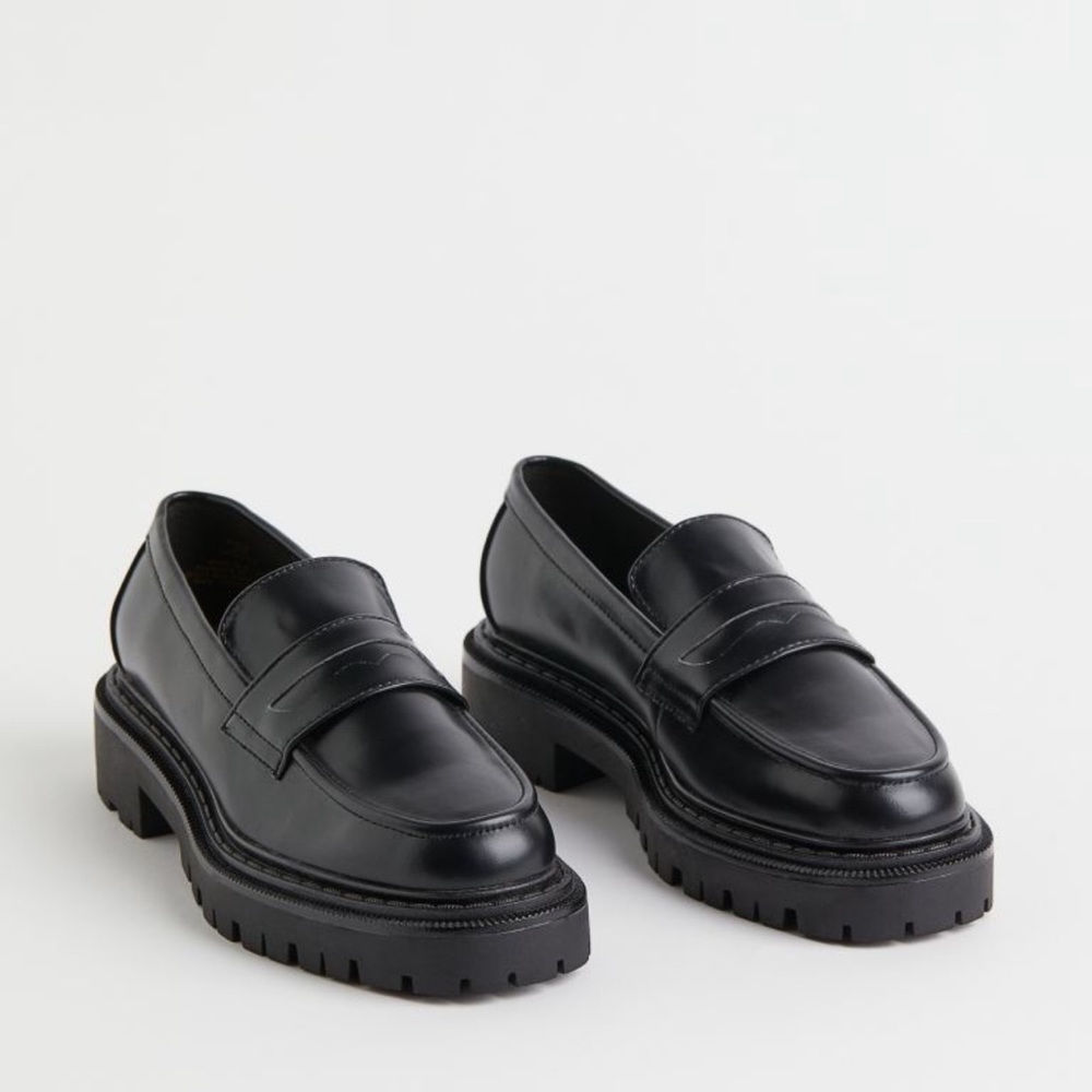 H&M - Chunky Loafers - Black - Size 41 / 10